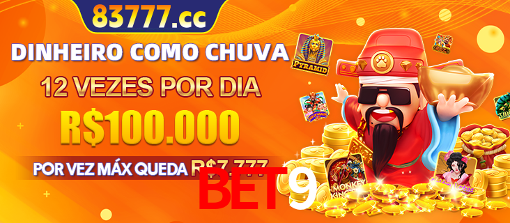 Banner do programa de recompensas Recomende para amigos do bet9, detalhando os bônus por convidar amigos, com prêmios que chegam a R$288.888.