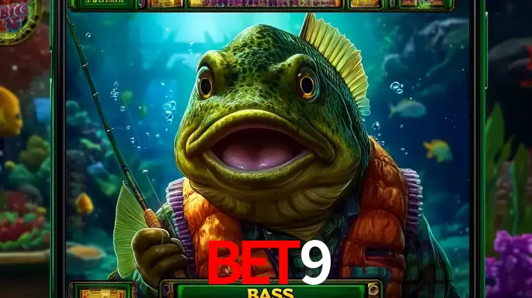 Personagem de peixe pescador do popular jogo de slot com tema de pescaria, uma das emocionantes opções de caça-níqueis para jogar e ganhar no cassino bet9.