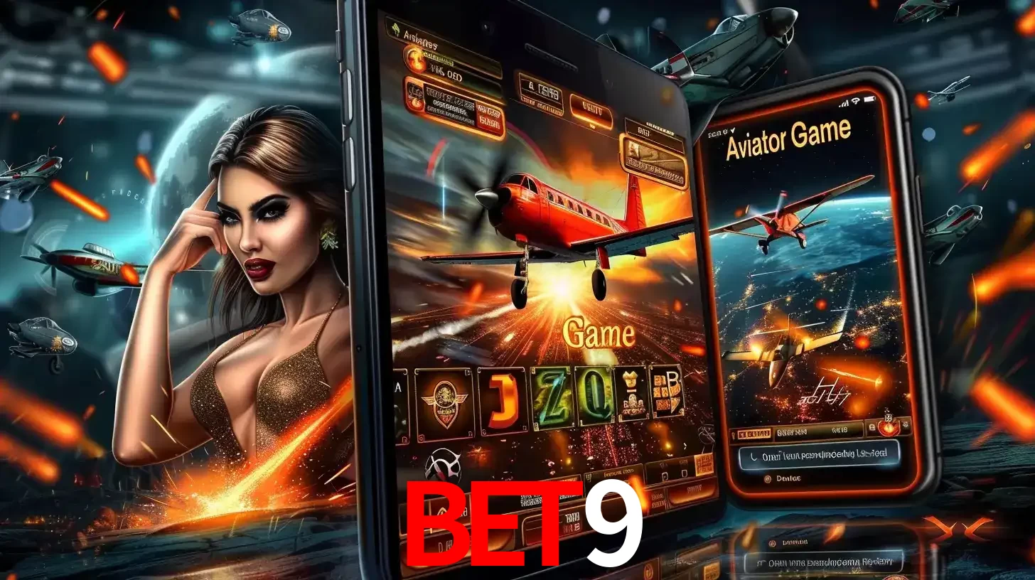 Mulher estilosa cercada por telas que exibem a jogabilidade do Aviator, capturando a intensidade e a estratégia deste popular crash game oferecido pelo bet9.